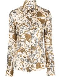 Moschino - プリント シルクシャツ - Lyst