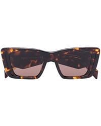 Prada - Oversized Rectangular-Frame Sunglasses - Lyst