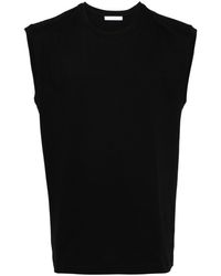 Helmut Lang - Logo-print Sleeveless T-shirt - Lyst
