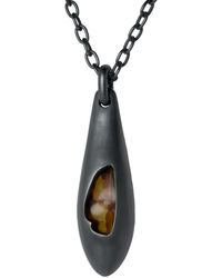 Parts Of 4 - Sterling Chrysalis Amber Necklace - Lyst