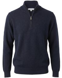 Malo - Half-Zip Cashmere Sweater - Lyst