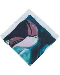 Eton - Printed Pocket Square - Lyst