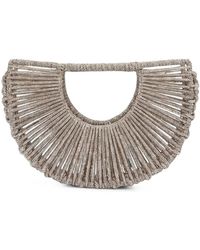 HIBOURAMA - Demetra Crystal-Embellished Clutch Bag - Lyst
