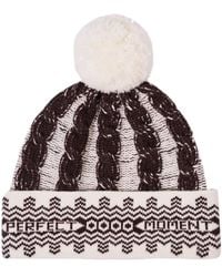 Perfect Moment - Merino Wool Chunky Cable-Knit Bobble Hat - Lyst