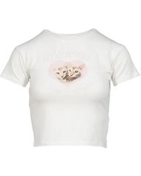 VIVAMUS - Graphic-Print Cropped T-Shirt - Lyst