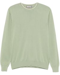 Canali - Gestricktes T-Shirt - Lyst