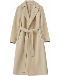 Closed - Double-faced Belted Coat - Lyst