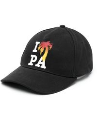 Palm Angels - Logo-Print Cotton Hat - Lyst