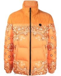 Philipp Plein - Doudoune À Imprimé Bandana - Lyst