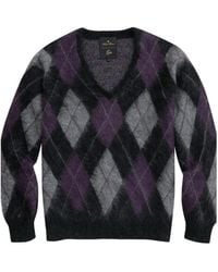 Brooks Brothers - X Needles Argyle V-Neck Sweater - Lyst