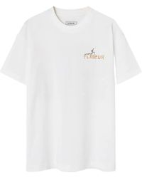 flâneur - Logo-Print T-Shirt - Lyst