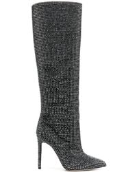 Paris Texas - Holly 115Mm Crystal-Embellished Boots - Lyst