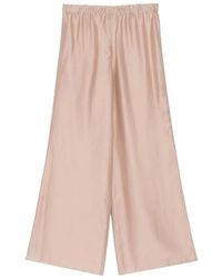 Seventy - Elasticated-Waistband Wide-Leg Trousers - Lyst