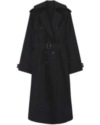 Ermanno Scervino - Double-Breasted Belted Trench Coat - Lyst