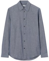 Burberry - Classic Fit Cotton Blend Shirt - Lyst
