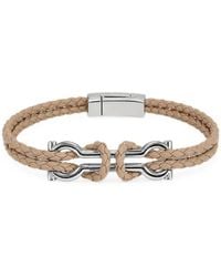 Ferragamo - Leather Bracelet - Lyst