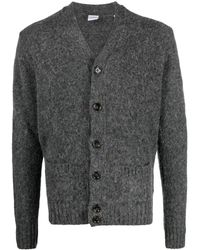 Aspesi - Button-Up Wool Cardigan - Lyst