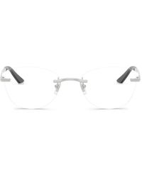 Versace - Rahmenlose Brille - Lyst