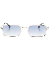 DSquared² - Engrave-Logo Rectangle-Frame Sunglasses - Lyst