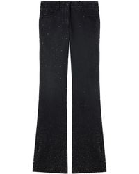 Off-White c/o Virgil Abloh - Embellished Slim-Fit Flared Jeans - Lyst