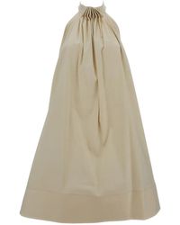 #MSM - Draped Halter-Neck Maxi Dress - Lyst