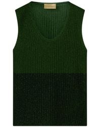 Momoní - Blioa Color-Block Knitted Vest - Lyst