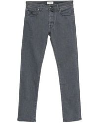 Jacob Cohen - Bard Logo-Patch Straight-Leg Jeans - Lyst