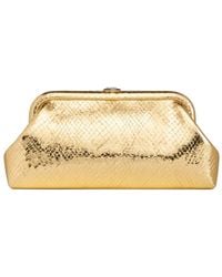 Jimmy Choo - Metallic Textured Clutch Bag - Lyst