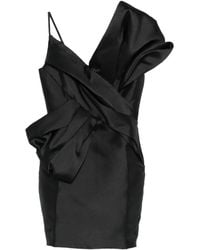 Marques'Almeida - Bow V-Neck Mini Dress - Lyst