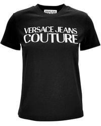 Versace Jeans Couture - Logo-Print Cotton T-Shirt - Lyst