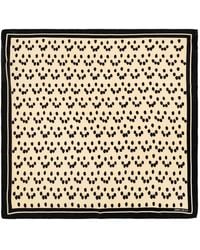 Jimmy Choo - Polka-Dot Silk Scarf - Lyst