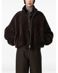 Studio Nicholson - Chaqueta Bómber Banthe De Piel De Borrego - Lyst