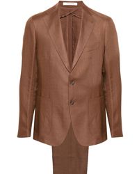Tagliatore - Linen Single-breasted Suit - Lyst