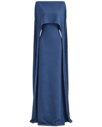 Gemy Maalouf - Cape-Overlay Dress - Lyst