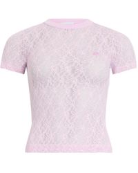 Patou - Lace T-Shirt - Lyst
