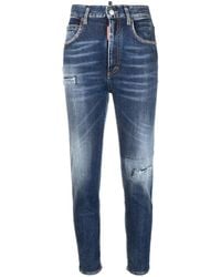 DSquared² - Jeans Met Gerafeld Effect - Lyst