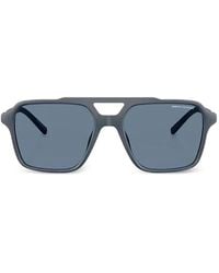 ARMANI EXCHANGE - Geometric-Frame Sunglasses - Lyst