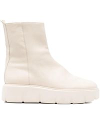 Högl - Zip Platform Boots - Lyst