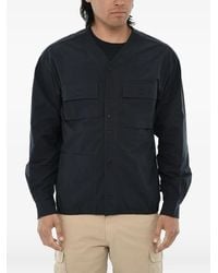 Woolrich - V-Neck Button-Up Jacket - Lyst