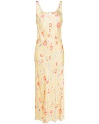 RIXO London - Bondi Floral-print Midi Dress - Lyst