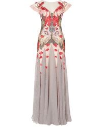 Temperley London - Robe Longue Remi À Volants - Lyst