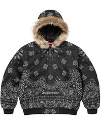 Supreme - バンダナジャカード デニムジャケット - Lyst