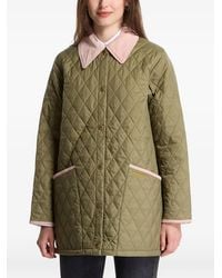 Barbour - Liddesdale Quilted Corduroy-Collar Jacket - Lyst