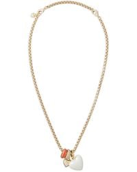 Roxanne Assoulin - The Box Chain Heart-Charm Necklace - Lyst
