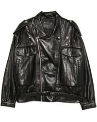 R13 - Boyfriend Leather Moto Jacket - Lyst