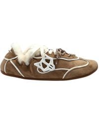 Naked Wolfe - Soul Shearling-Trim Sneakers - Lyst