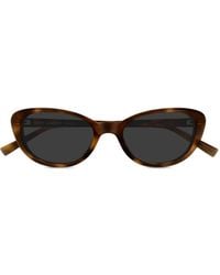 Saint Laurent - Lunettes De Soleil À Monture Papillon - Lyst