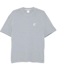 Eleventy - Running Club-Print Cotton T-Shirt - Lyst