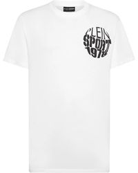 Philipp Plein - Logo-Print Crew-Neck T-Shirt - Lyst
