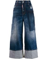 DSquared² Jeans a gamba ampia - Blu